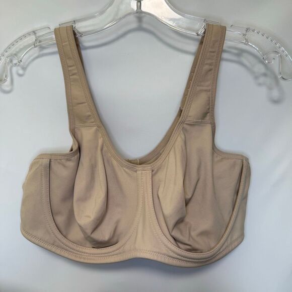 C 36 Wacoal Simone Sport Underwire Bra tan Size 40C 855170 - Picture 3 of 11